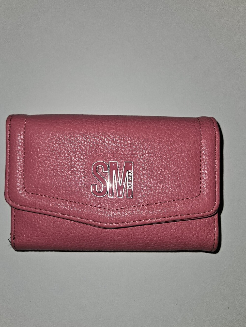 STEVE MADDEN Pink Leather Wallet